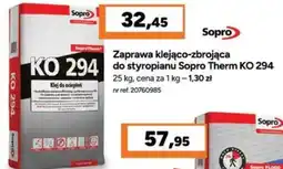 Bricoman Zaprawa klejąco-zbrojąca do styropianu Sopro Therm KO 294 oferta