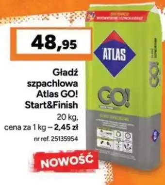 Gładź szpachlowa Atlas GO! Start&Finish