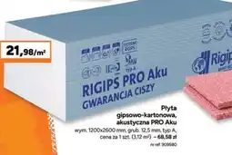 Bricoman Płyta gipsowo-kartonowa, akustyczna PRO Aku oferta