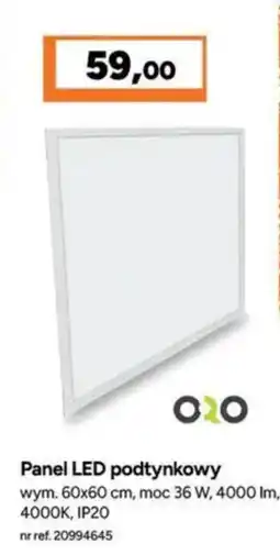 Bricoman Panel LED podtynkowy oferta
