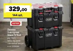 Bricoman Zestaw 3 skrzynek Stack'N'Roll oferta