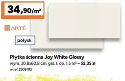 Bricoman Płytka ścienna Joy White Glossy oferta
