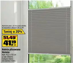 OBI Roleta plisowana Verona oferta