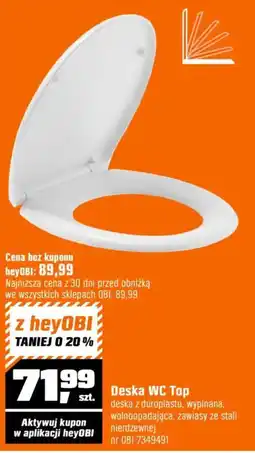 OBI Deska WC Top oferta