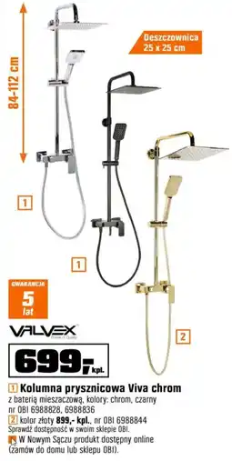 OBI Kolumna prysznicowa Viva chrom oferta