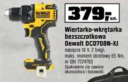 OBI Wiertarko-wkrętarka bezszczotkowa Dewalt dcd708n-xj oferta