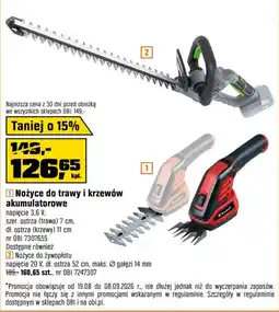 OBI Nożyce do trawy i krzewów akumulatorowe oferta