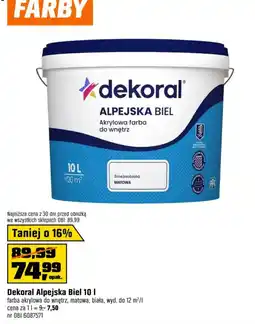 OBI Dekoral Alpejska Biel oferta