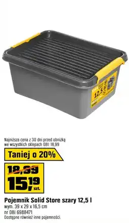OBI Pojemnik Solid Store szary oferta