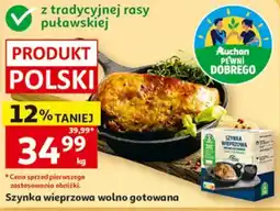 Auchan Szynka wieprzowa wolno gotowana oferta