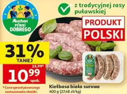 Auchan Kiełbasa biała surowa oferta