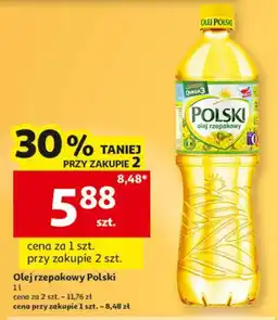 Auchan Olej rzepakowy Polski oferta