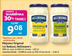 Auchan Majonez Original lub Babuni, Hellmann's oferta