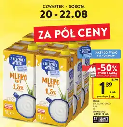Intermarche Mleko uht 1,5% z mlecznej drogi oferta