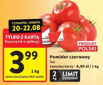 Pomidor czerwony luz