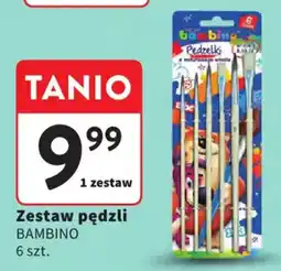 Intermarche Zestaw pędzli BAMBINO oferta