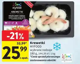 Intermarche Krewetki MYFOOD oferta