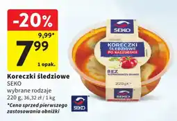 Intermarche Koreczki śledziowe SEKO oferta