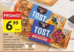 Intermarche Tost DAN CAKE oferta