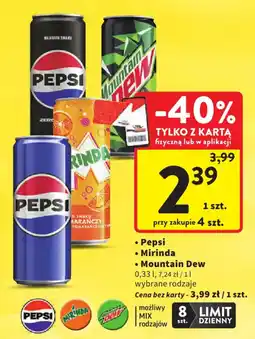 Intermarche Pepsi Mirinda Mountain Dew oferta