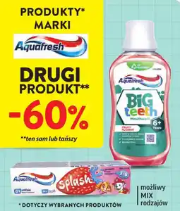 Intermarche Aquafresh Big Teeth Mouthwash oferta