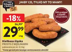 Intermarche Kiełbasa Śląska Prosto z Wędliniarni oferta