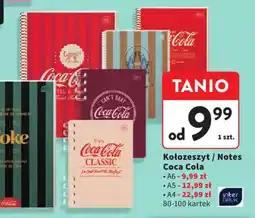 Intermarche Kołozeszyt / Notes Coca Cola oferta