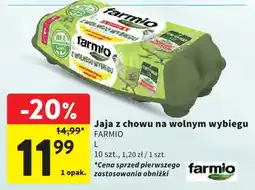 Intermarche Jaja z chowu na wolnym wybiegu FARMIO oferta
