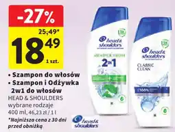 Intermarche Szampon do włosów HEAD & SHOULDERS oferta