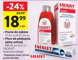 Intermarche Płyn do higieny jamy ustnej i zębów LACALUT aktiv oferta