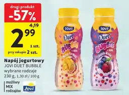 Intermarche Napój jogurtowy jovi duet bubble oferta