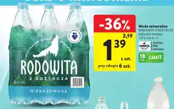 Intermarche Woda mineralna rodowita z roztocza oferta