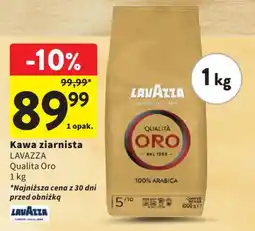 Intermarche Kawa ziarnista LAVAZZA Qualita Oro oferta