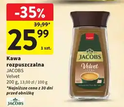 Intermarche Kawa rozpuszczalna Jacobs Velvet oferta