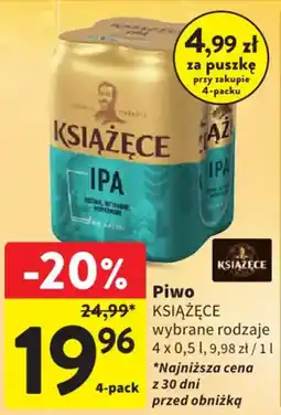 Intermarche Piwo KSIAŻĘCE oferta