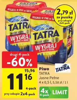 Intermarche Piwo TATRA Jasne Pełne oferta