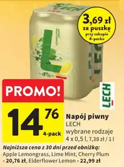 Intermarche Napój piwny LECH oferta