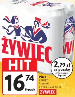 Intermarche Piwo ŻYWIEC Premium HIT oferta