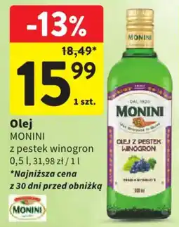 Intermarche Olej z pestek winogron MONINI oferta