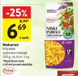 Intermarche Makaron POLMAK wybrane rodzaje oferta