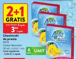 Intermarche Chusteczki do prania APTA Colour Absorber oferta