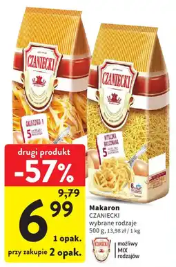 Intermarche Makaron CZANIECKI oferta