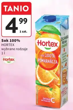 Intermarche Sok 100% Hortex wybrane rodzaje oferta