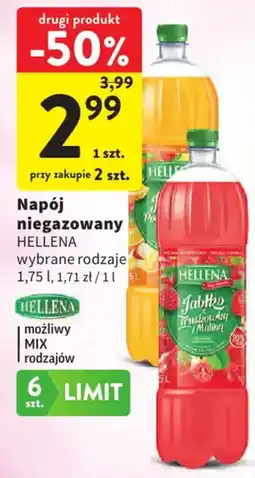 Intermarche Napój niegazowany HELLENA wybrane rodzaje oferta