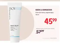 Rossmann Krem do twarzy regenerujący Geek & Gorgeous Happier Barrier oferta