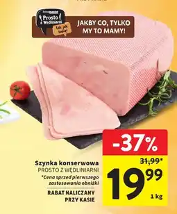 Intermarche Szynka konserwowa Prosto z Wędliniarni oferta