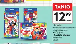Intermarche Kredki ołówkowe dwustronne Bambino oferta
