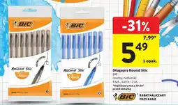 Intermarche Długopis Round Stic BIC czarny 8-pak oferta