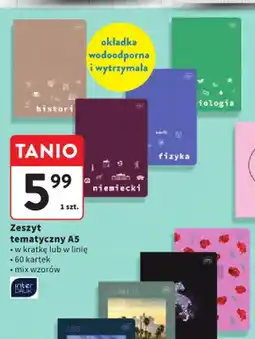 Intermarche Zeszyt tematyczny A5 w linię Interdruk oferta
