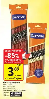 Intermarche Kabanosy Exclusive wieprzowe Tarczyński oferta